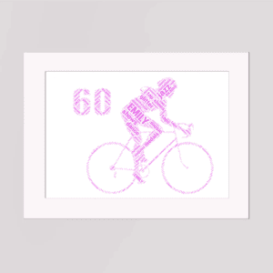 female cyclist 60th