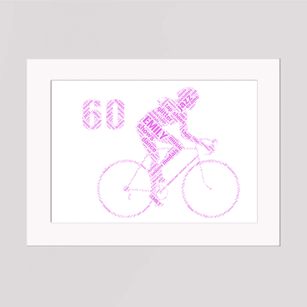 female cyclist 60th